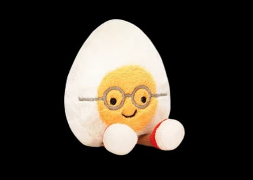 Jellycat Amuseables Boiled Egg Geek Plush