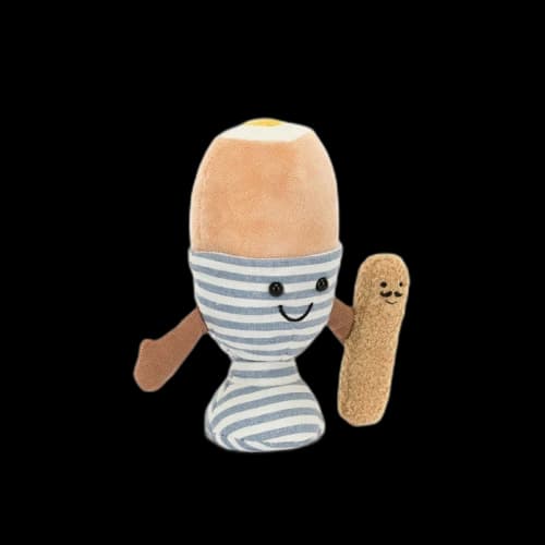 Jellycat Amuseables Eggetha Egg & Lance Soldier Plush