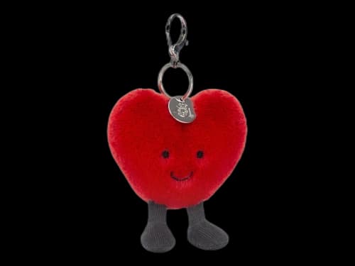 Jellycat Amuseables Heart Bag Charm AH4BC