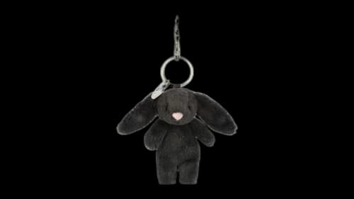 Jellycat Bashful Inky Bunny Bag Charm