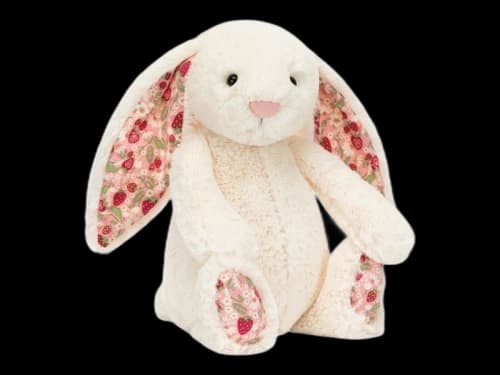 Jellycat Blossom Cream Bunny 'Berry' Medium Plush
