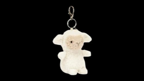 Jellycat Little Lamb Bag Charm Plush