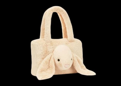 Jellycat Smudge Rabbit Plush Tote Bag