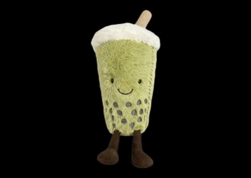 Jellycat x Fenwick London Exclusive Camellia Matcha Bubble Tea Plush