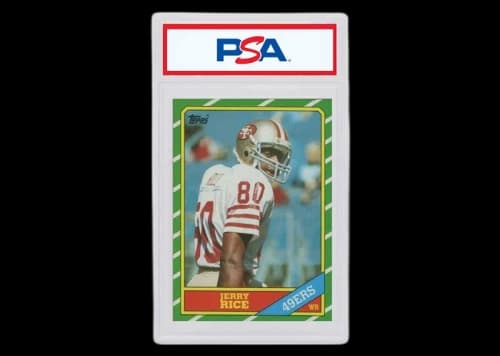 Jerry Rice 1986 Topps Rookie #161 (PSA or BGS Graded)