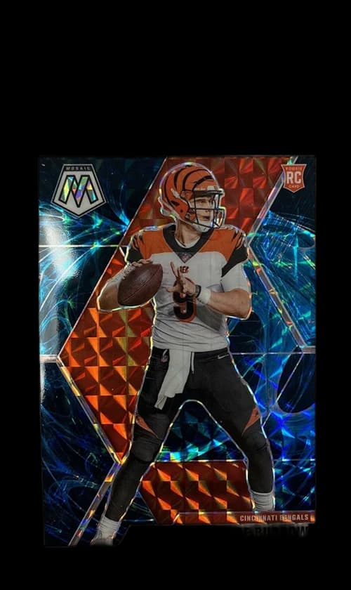 Joe Burrow 2020 Panini Mosaic Rookie Genesis #201 (PSA or BGS Graded)