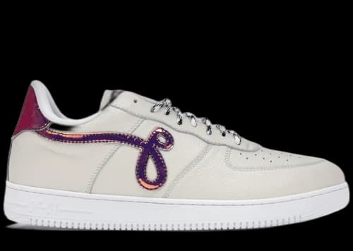 John Geiger GF-01 Off-White Pebbled Leather