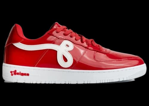 John Geiger GF-01 Red White Patent