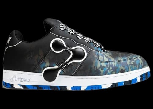 John Geiger Sk8-01 Black Heat Activated Camo Multi Camo Outsole