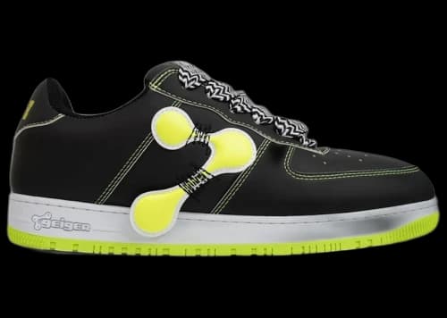 John Geiger Sk8-01 Heat Activated Black Yellow
