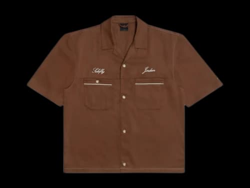 Jordan x SoleFly Barista Shirt (Asia Sizing) Cacao Wow/Fossil