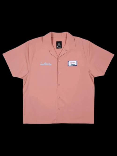 Jordan x Union Mechanic Shirt Rust Pink