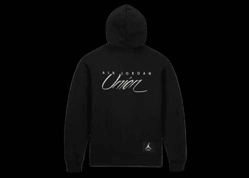 Jordan x Union MJ Fleece Hoodie Black/Coconut Milk