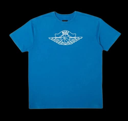 Jordan x Union NRG Vault AJ Flight Nike x Wings Tee Blue