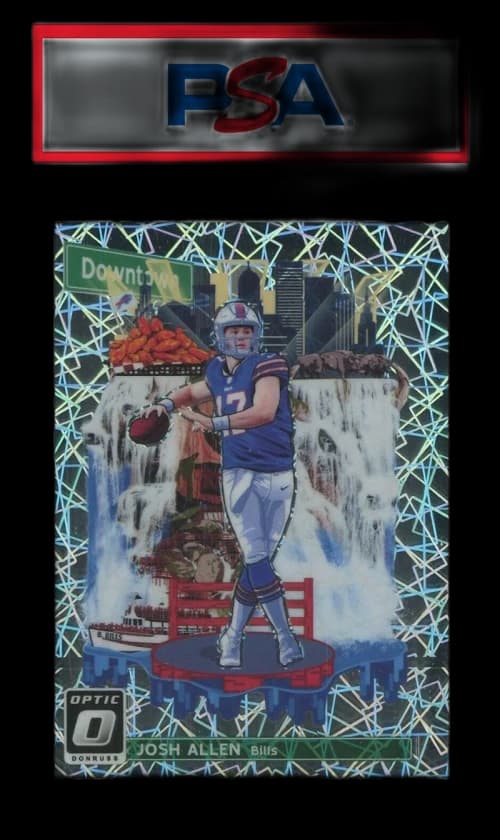 Josh Allen 2018 Panini Donruss Optic Downtown Rookie #DT14 (PSA or BGS Graded)