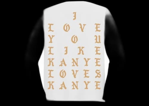 Kanye West Chicago Pablo Pop-Up Kanye Loves Kanye L/S T-shirt White