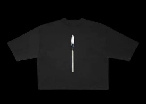 Kanye West DONDA 2 Lit Match T-shirt Black