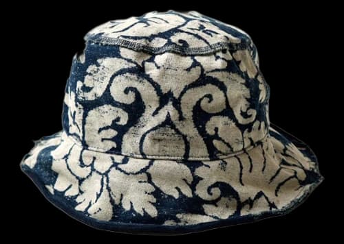 Kapital Jersey Damask Short Brim Bucket Hat Multicolor