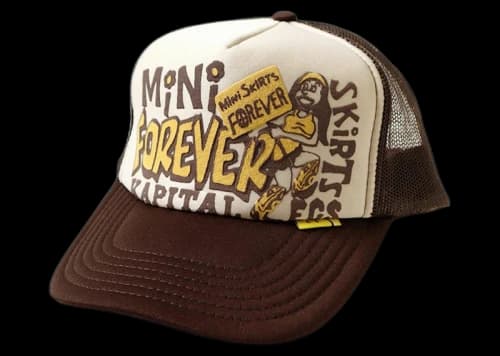 Kapital Legs Mini Skirts Forever Trucker Cap Kinari/Brown