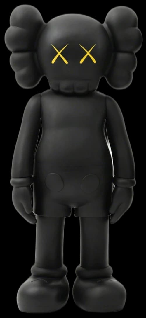 KAWS Companion Open Edition Vinyl Figure Black