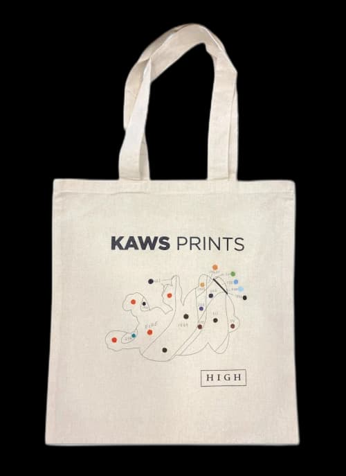 KAWS Cotton Tote Natural