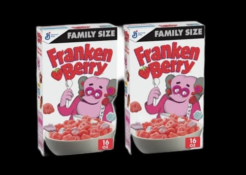 KAWS Monsters Franken Berry Cereal Family Size 2x Lot (Not Fit For Human Consumption)