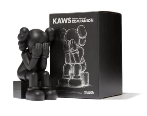 KAWS Passing Through Companion Vinyl Figure (2013) Black