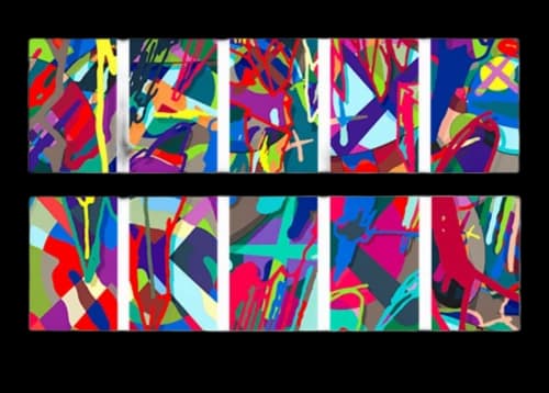 KAWS Tension Print Portfolio Set Of 10 Prints (Signed, Edition of 100)