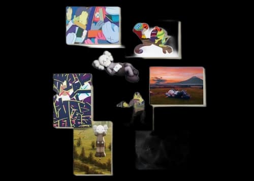 KAWS Tokyo First Postcards Set of 8