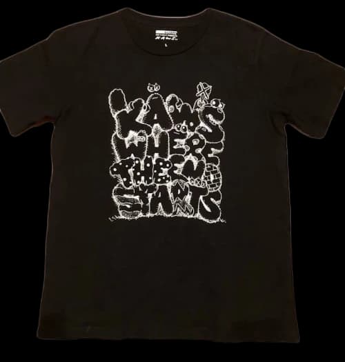 KAWS Where The End Starts Tee Black