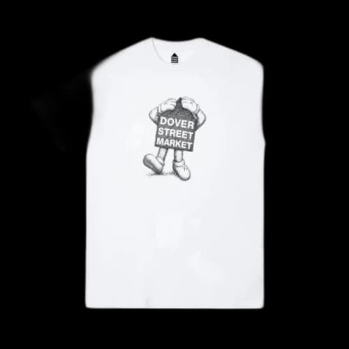 KAWS x Dover Street Market Special Mascot T-Shirt White