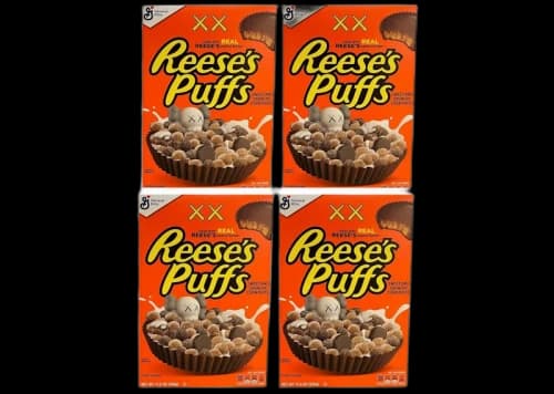 KAWS x Reese's Puffs Cereal 4x Lot (Not Fit For Human Consumption)
