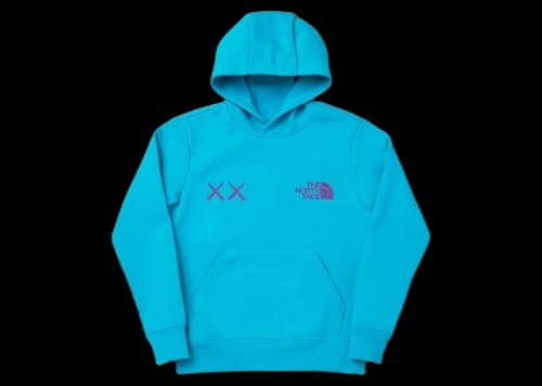 KAWS x The North Face Hoodie Enamel Blue