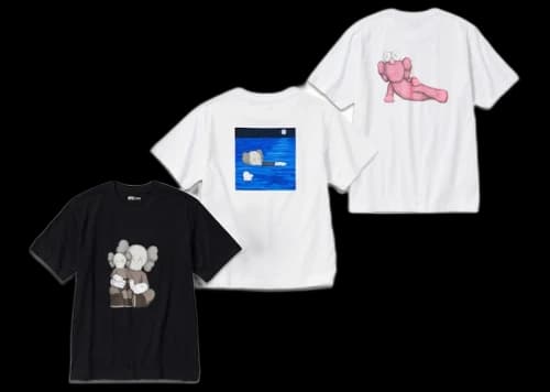 KAWS x Uniqlo UT Short Sleeve Graphic T-shirt Set (Asia Sizing) White/Black