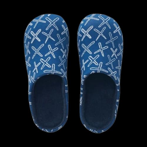 KAWS x Uniqlo X Logo Room Shoes Blue