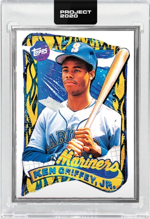 Ken Griffey Jr. 1989 Topps Project 2020 Tyson Beck Artist Proof /20 #25