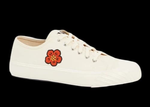 Kenzo School Low Top Trainers Cream