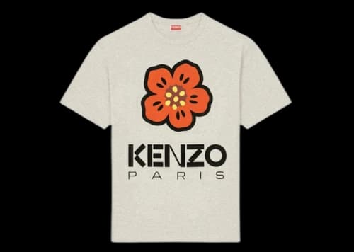 KENZO x Nigo Boke Flower T-Shirt Pale Grey