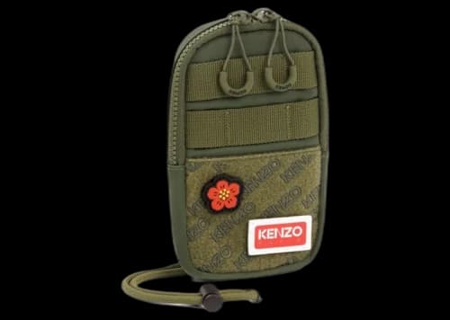 KENZO x Nigo Jungle Phone Pocket Crossbody Bag Dark Khaki
