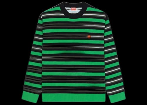 KENZO x Nigo Striped Jumper Grass Green