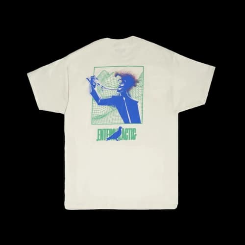 Kid Cudi Entergalactic X Staple Mr. Rager Pizza T-shirt Cream