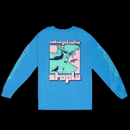 Kid Cudi Entergalactic X Staple Rager Longsleeve Longsleeve T-Shirt Blue