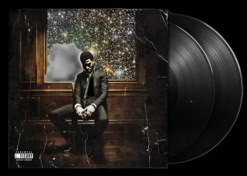 Kid Cudi Man On The Moon 2: The Legend Of Mr. Rager 2XLP Vinyl Black