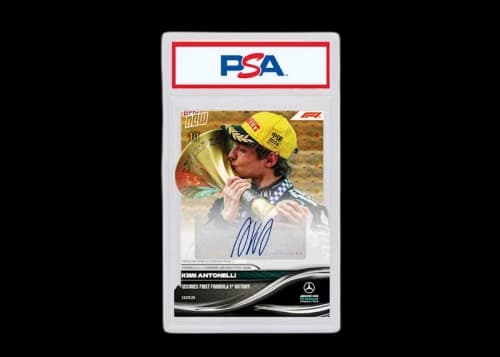 Kimi Antonelli 2026 Topps Now Formula 1 Kimi Antonelli Autograph Card 1 of 1 (PSA or BGS Graded)