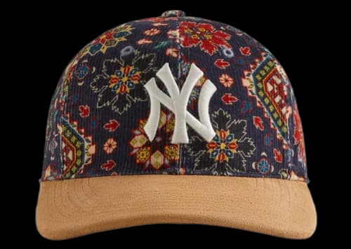 Kith 47 The New York Yankees Franchise Printed Corduroy Cap Ink