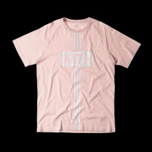 Kith adidas Soccer Flamingos Home Classic Logo Tee Pink