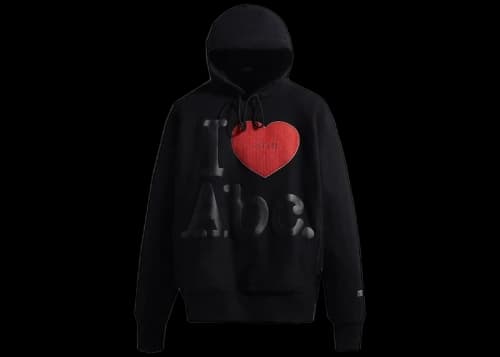 Kith Advisory Board Crystals I <3 Abc Swarovski Hoodie Anthracite Black