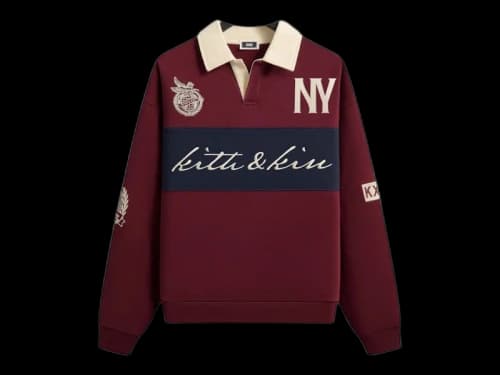 Kith Autograph Nelson Rugby Pullover Magma