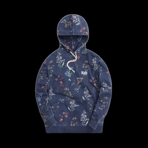 Kith Botanical Floral Williams III Hoodie Nocturnal