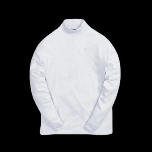 Kith Cortlandt Turtleneck Light Heather Grey
